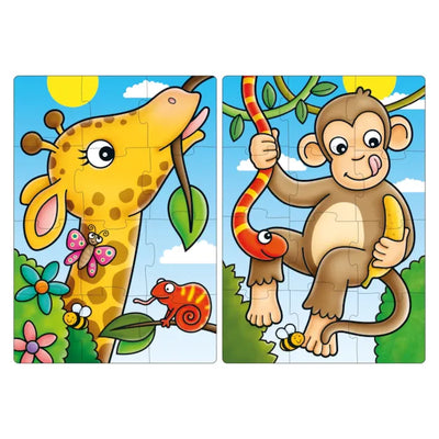 orchard toys - Jigsaw Puzzles, 2-Pack - First Jungle Friends (2+ Years) - swanky boutique malta