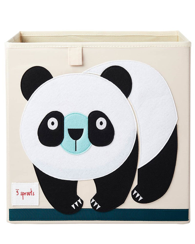 3 Sprouts - Storage Box- Panda - Swanky Boutique Malta 