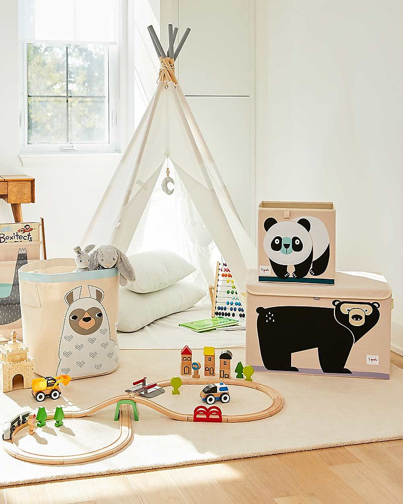 3 Sprouts - Storage Box- Panda - Swanky Boutique Malta 