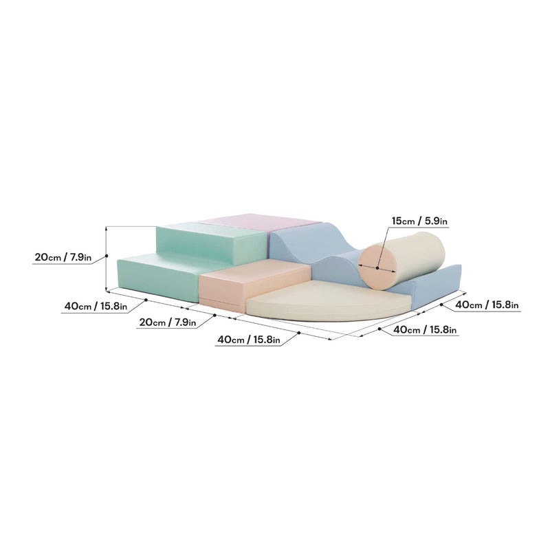 Soft Play Set, Explorer - Light Pastel (12+ Months)
