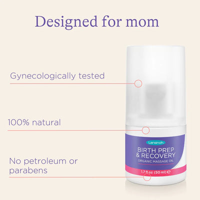 Lansinoh - Pre Birth Preparation Massage Oil Organic 50ml - Swanky Boutique