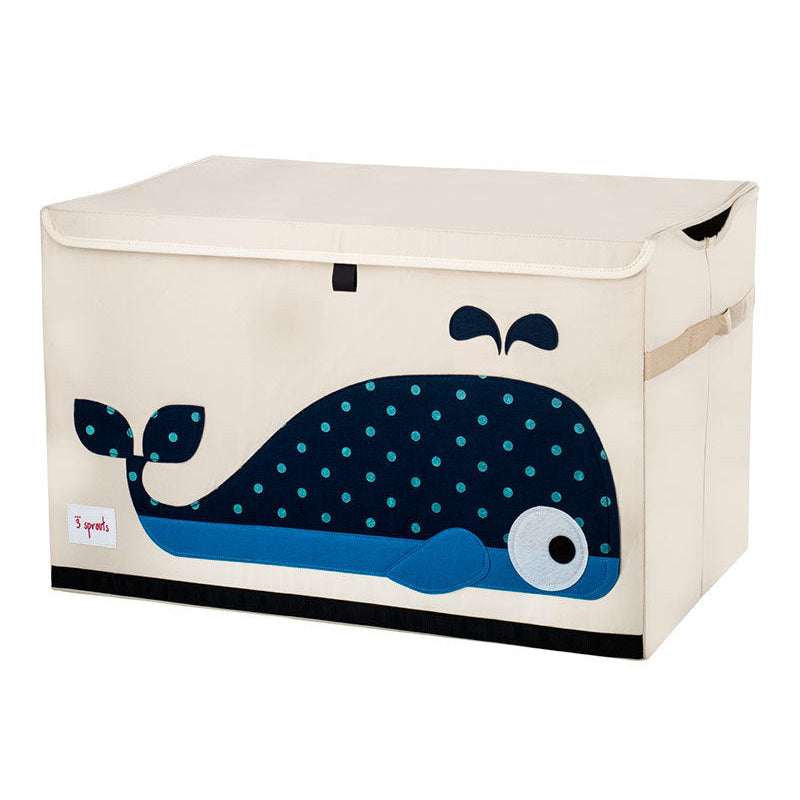 3 Sprouts - Toy Storage Chest Whale - Swanky Boutique Malta