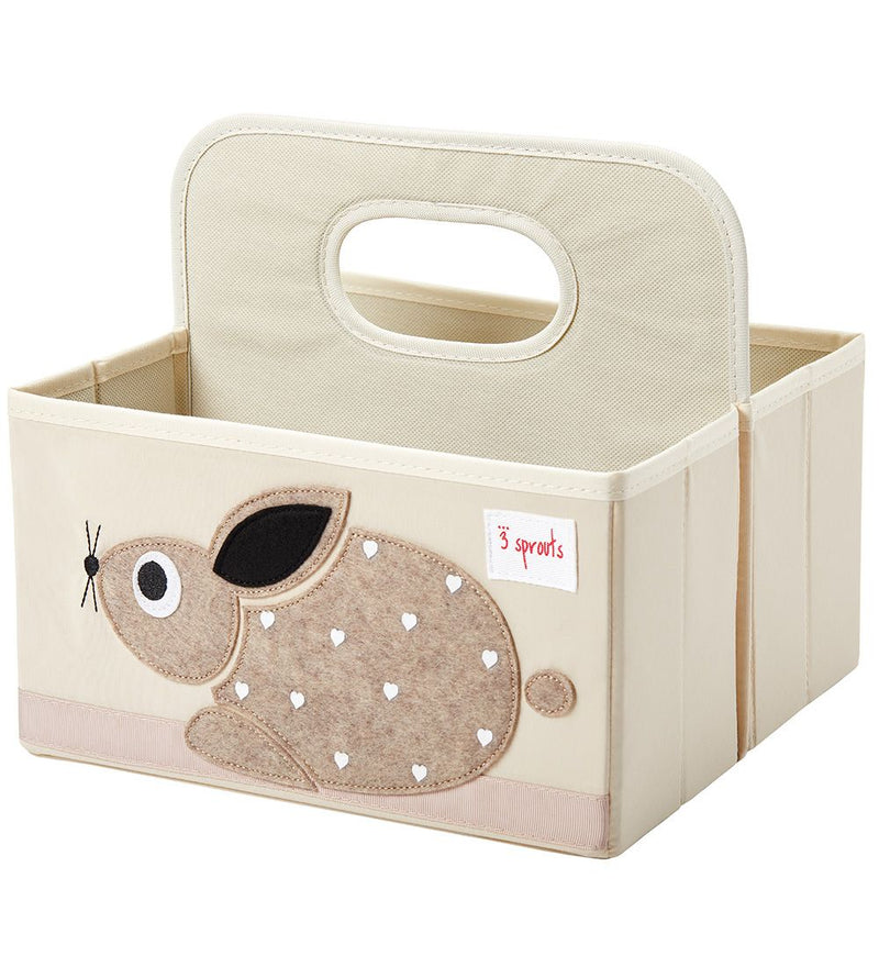 3 Sprouts Diaper Caddy Beige Rabbit - Swanky Boutique