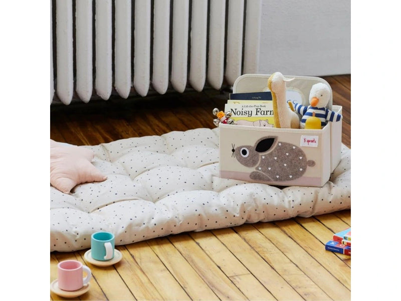 3 Sprouts Diaper Caddy Beige Rabbit - Swanky Boutique
