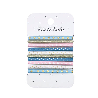 rockahula kids - Hair Accessories, Starry Skies Elastic Pony Pack -  swanky boutique malta