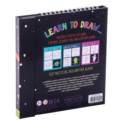 Floss & Rock - Learn to Draw Activity Kit Space - Swanky Boutique