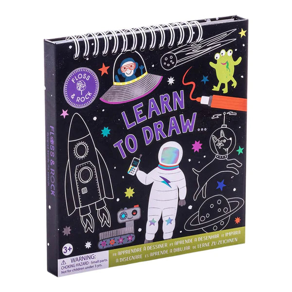 Floss & Rock - Learn to Draw Activity Kit Space - Swanky Boutique