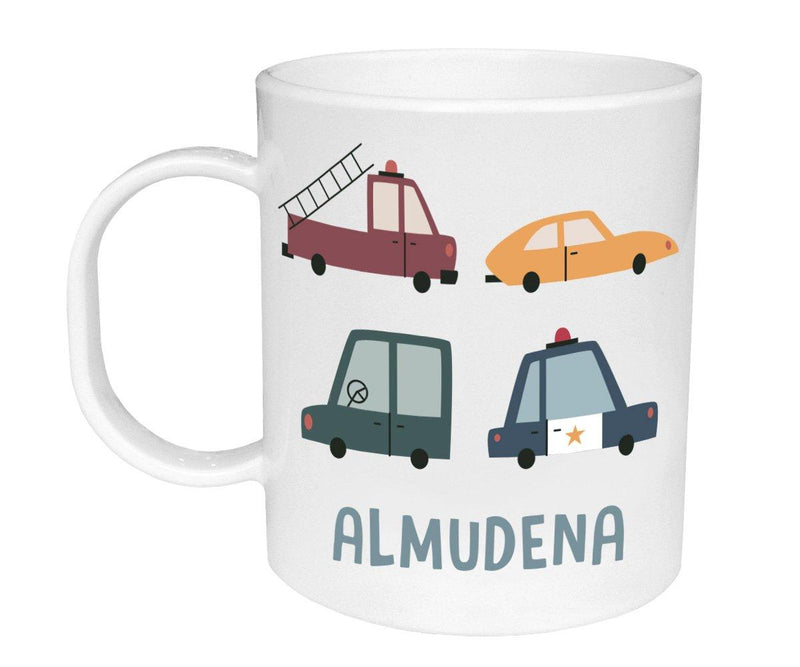 tutete - Mug, Plastic - Vintage Cars (Personalization Not Incl) - swanky boutique malta