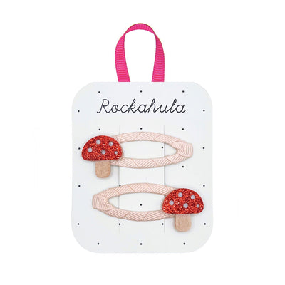 rockahula kids - Hair Accessories, Clips - Little Toadstool Glitter - swanky boutique malta