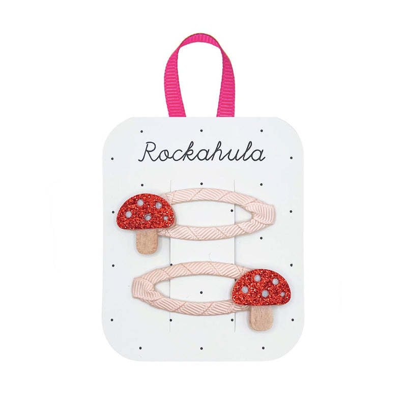 rockahula kids - Hair Accessories, Clips - Little Toadstool Glitter - swanky boutique malta