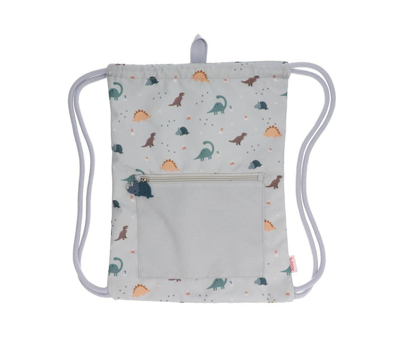 Tutete - Drawstring Bag with Waterproof Interior Dino World - Swanky Boutique