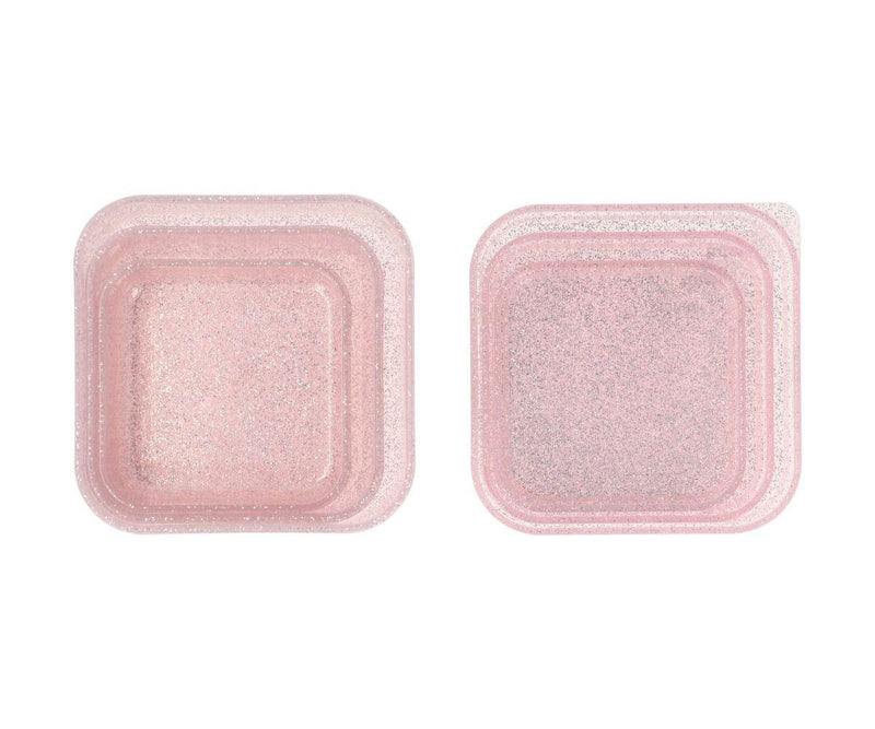 tutete - Lunch Box, Set of 3 different sizes - Glitter Pink - swanky boutique malta