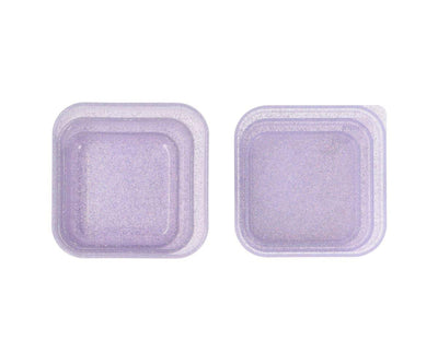 tutete - Lunch Box, Set of 3 different sizes - Glitter Lilac - swanky boutique malta
