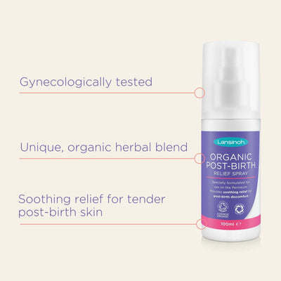 Lansinoh - Post Birth Relief Spray Organic 100ml - Swanky Boutique