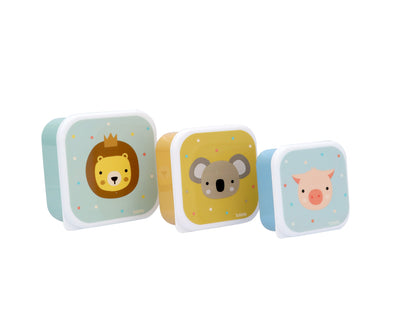 Tutete - Lunch Box Set of 3 different sizes Animal Friends - Swanky Boutique