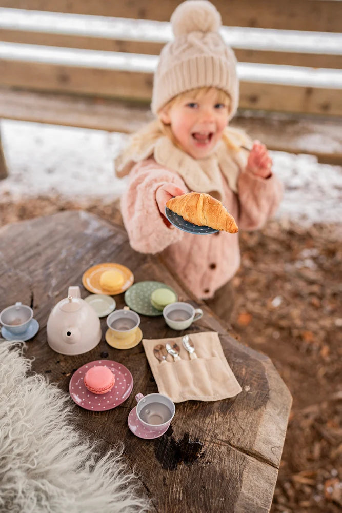 Children's picnic basket tea set on sale