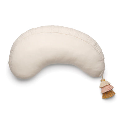 Dockatot - Nursing Pillow La Maman Wedge Sand Chambray - Swanky Boutique