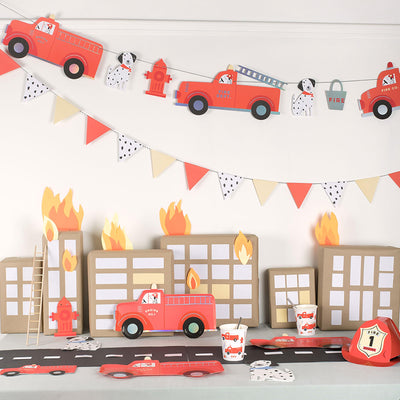 Meri Meri - Fire Truck Cups - Swanky Boutique