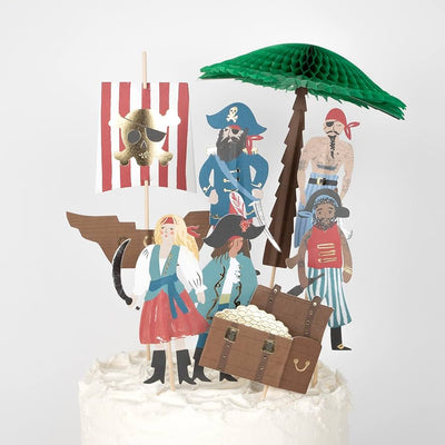 Meri Meri - Pirates & Palm Tree Cake Toppers - Swanky Boutique