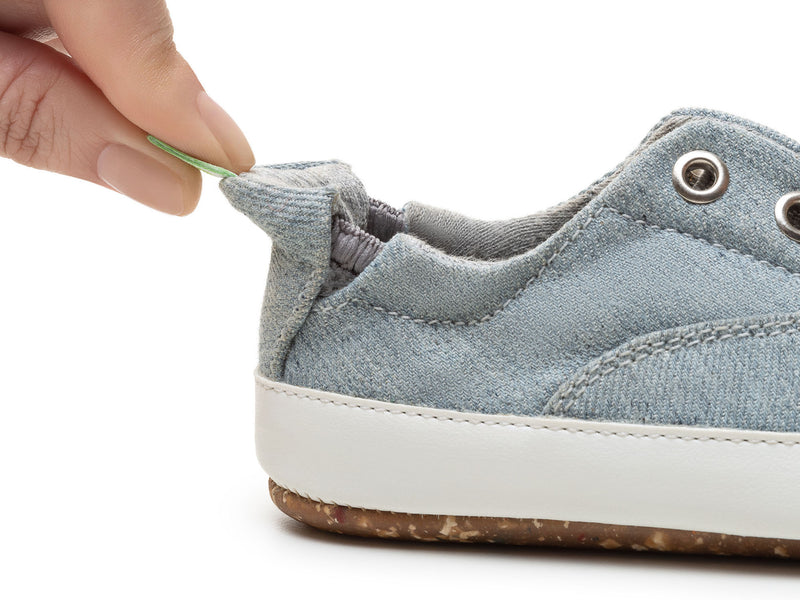 tip toey joey - Sneakers, Toddler First Steps (Canvas) - Sage Green - swanky boutique malta