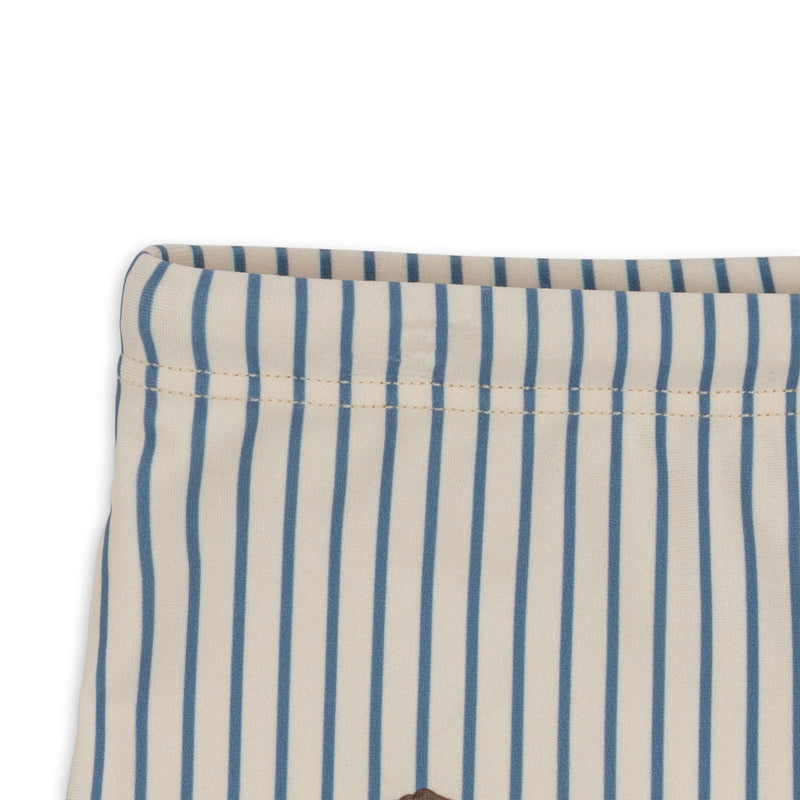 Konges Sloejd - aster swim pants - stripe blue - Swanky Boutique