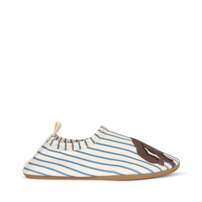 Konges Sloejd - aster swim shoes stripe blue - Swanky Boutique