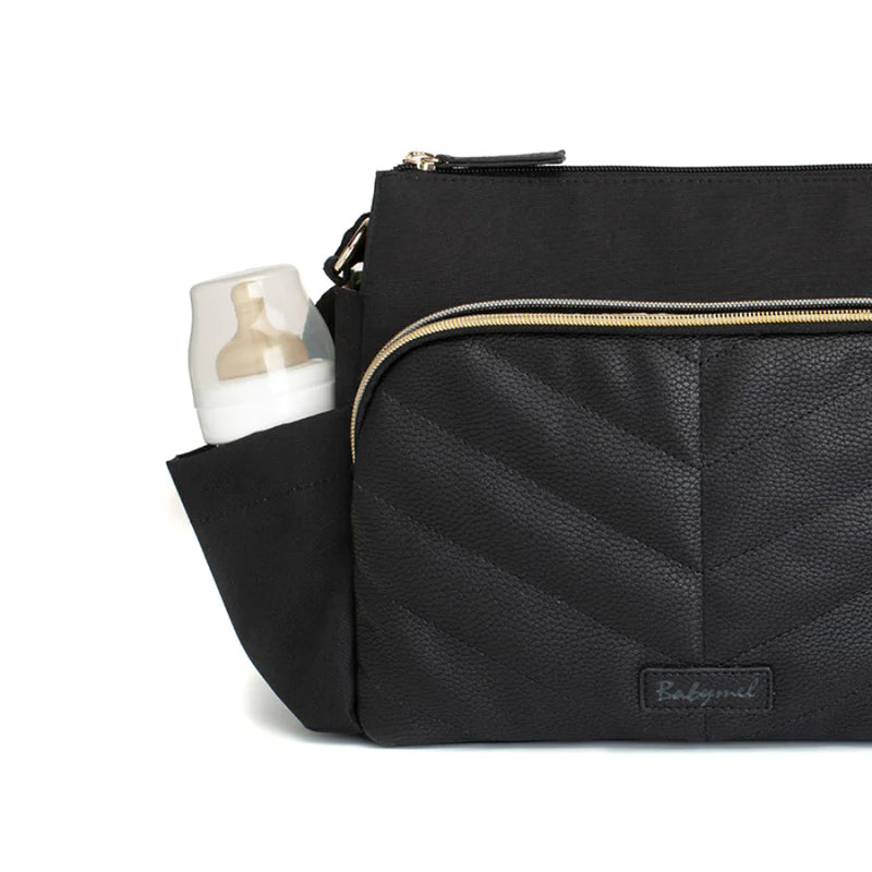 babymel - Stroller Bag, Amber - Black - swanky boutique malta
