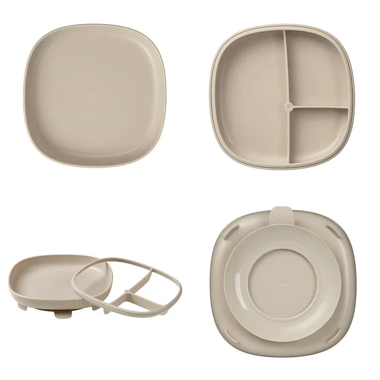 B.Box - 2 in 1 Suction Plate - Latte - Swanky Boutique Malta 