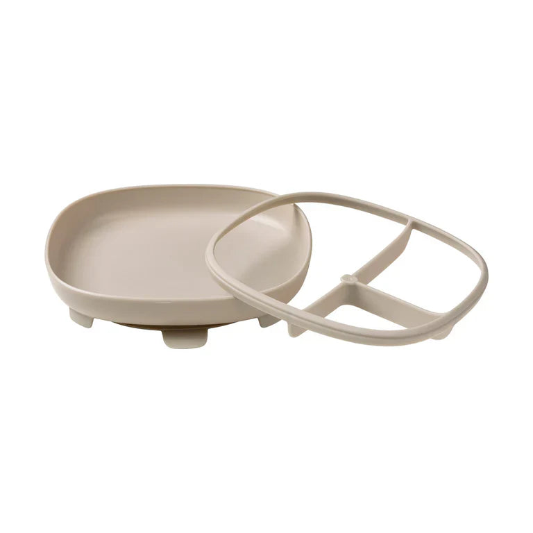 B.Box - 2 in 1 Suction Plate - Latte - Swanky Boutique Malta 