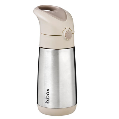 B.Box - Straw Bottle 350ml, Insulated - Latte - Swanky Boutique Malta 