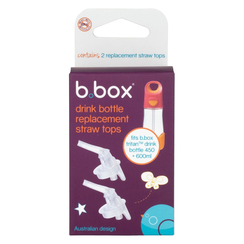 B.Box - Tritan Straw Bottle Replacement Straw TOP (pack of 2) - Swanky Boutique Malta 