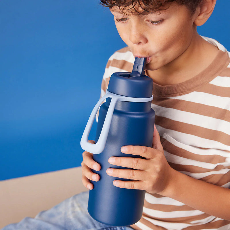 B.box 1L Insulated Flip Top Bottle - midnight - Swanky Boutique Malta