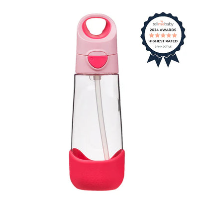B.box tritan drink bottle 600ml - flamingo fizz - Swanky Boutique Malta