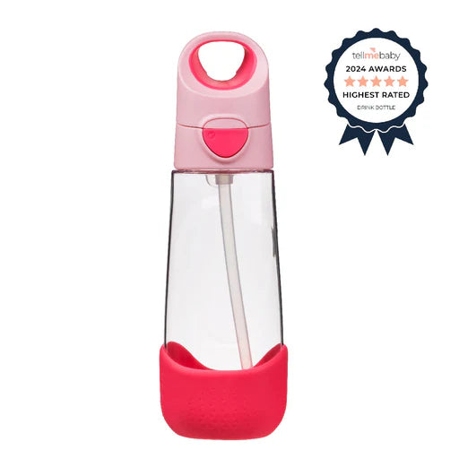 B.box tritan drink bottle 600ml - flamingo fizz - Swanky Boutique Malta