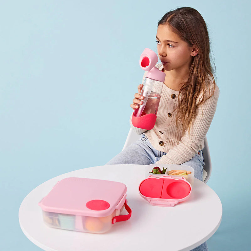 B.box tritan drink bottle 600ml - flamingo fizz - Swanky Boutique Malta