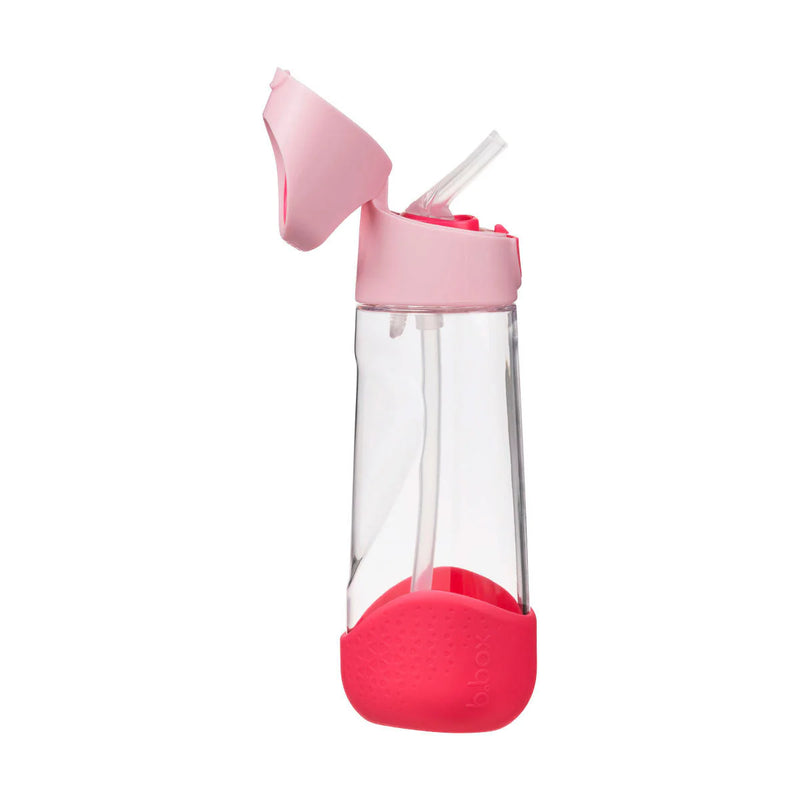 Straw Bottle 600ml - Flamingo Fizz