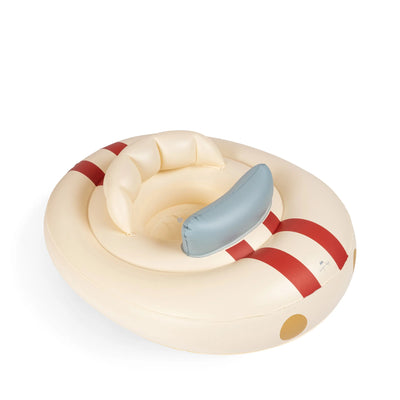 Konges Sloejd - baby water ring car - cream off white - Swanky Boutique