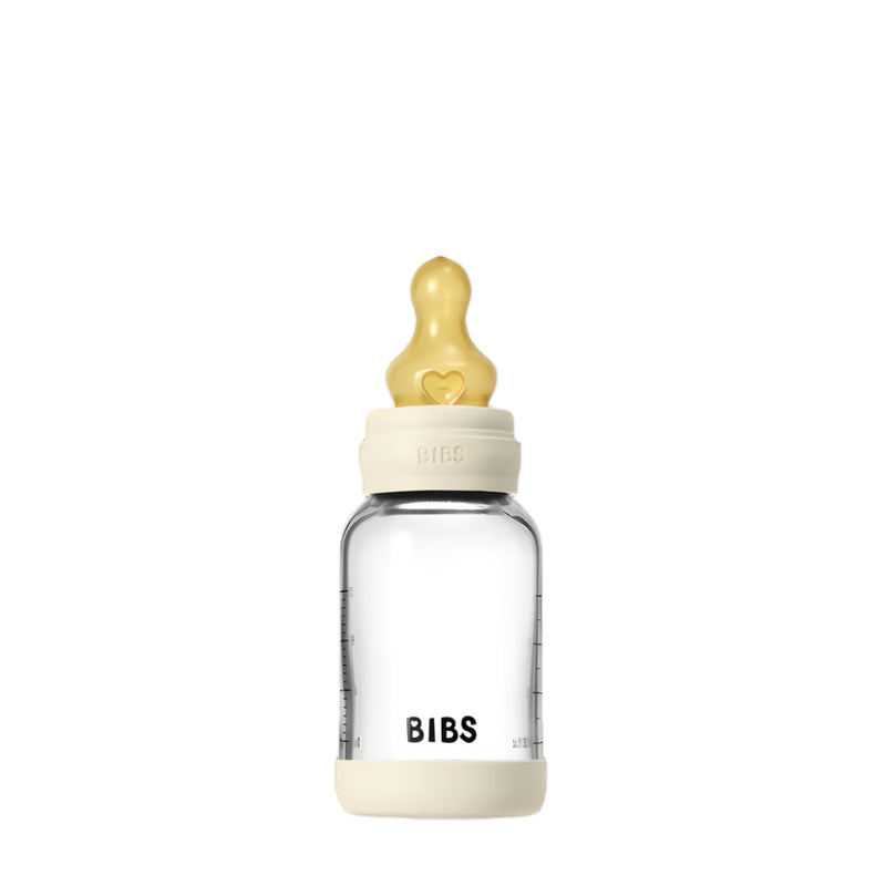 BIBS-BabyGlassBottle-120-Latex-Ivory - Swanky Boutique Malta 1