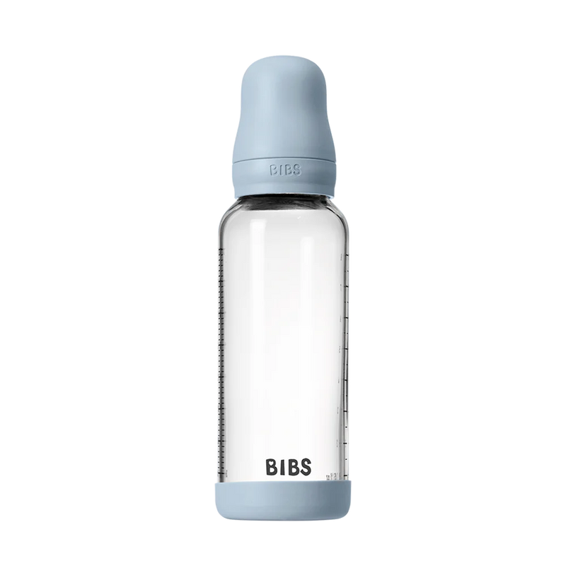 BIBS-BabyGlassBottle-240-Latex-Baby Blue Swanky Boutique 