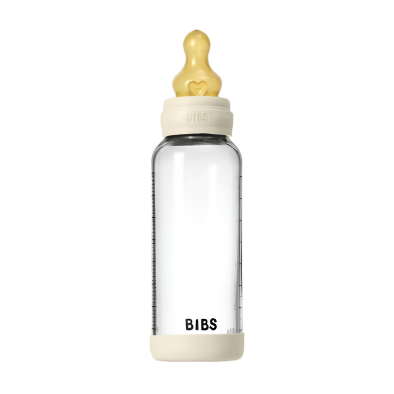 BIBS-BabyGlassBottle-240-Latex-Ivory - Swanky Boutique
