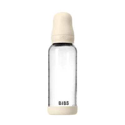 BIBS-BabyGlassBottle-240-Latex-Ivory - Swanky Boutique