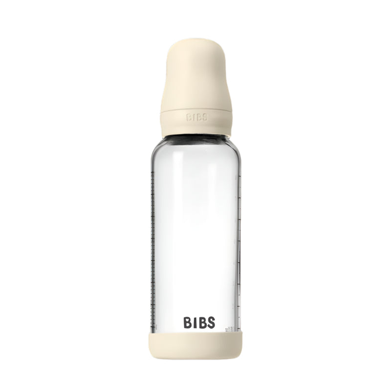 BIBS-BabyGlassBottle-240-Latex-Ivory - Swanky Boutique