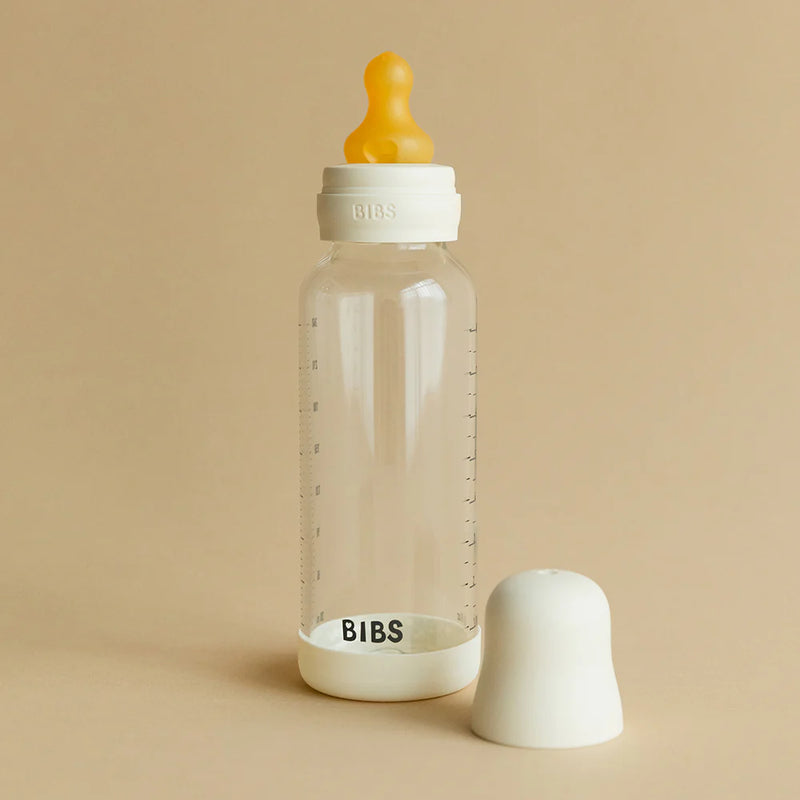 BIBS Baby Glass Bottle Blush 240ml - Swanky Boutique Malta