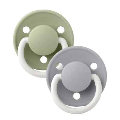 BIBS De Lux 2 Pack Sage Cloud Glow - Swanky Boutique Malta