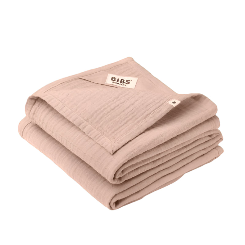 BIBS Muslin Cloth - Blush - Swanky Boutique Malta