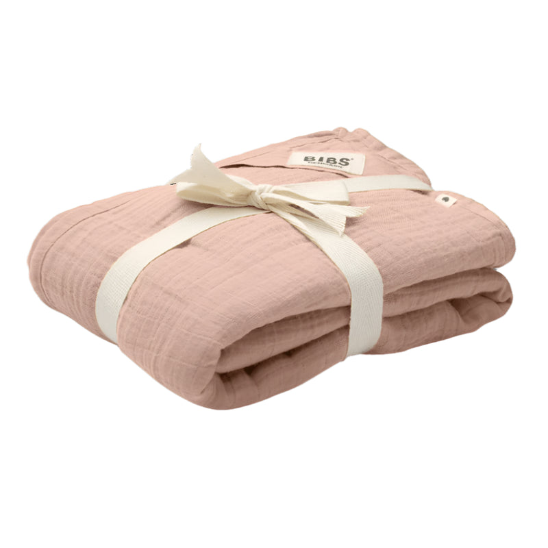 Bibs muslin Swaddle 120x120cm Blush - Swanky Boutique 