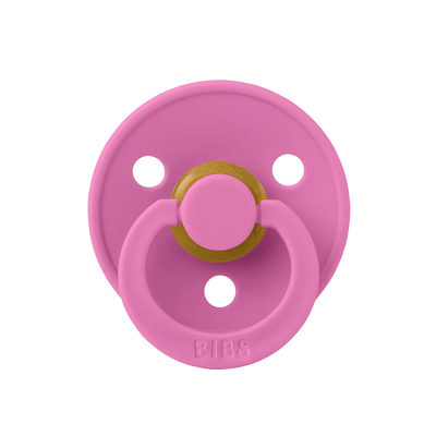 BIBS Pacifier Colour 2 PACK Latex Bubblegum/Peri - Swanky Boutique Malta
