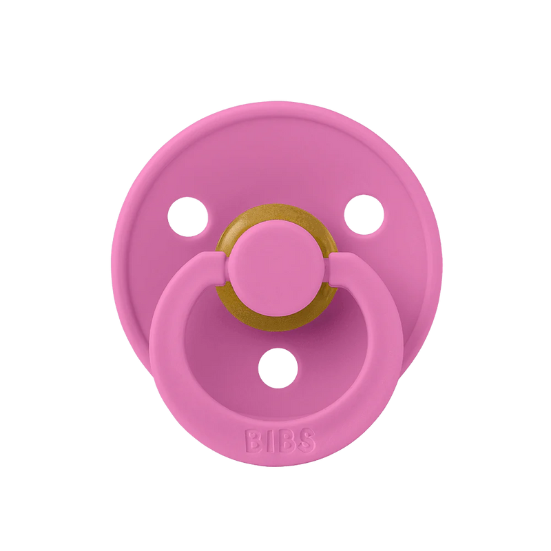 BIBS Pacifier Colour 2 PACK Latex Bubblegum/Peri - Swanky Boutique Malta