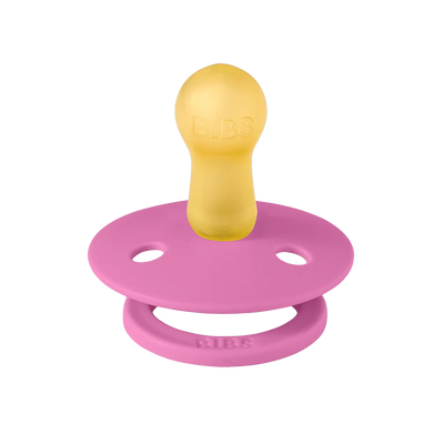 BIBS Pacifier Colour 2 PACK Latex Bubblegum/Peri - Swanky Boutique Malta
