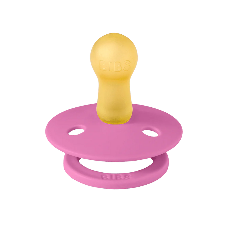 BIBS Pacifier Colour 2 PACK Latex Bubblegum/Peri - Swanky Boutique Malta